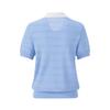 Giovanni Valentino Women's Short Sleeve Knitted Polo Top