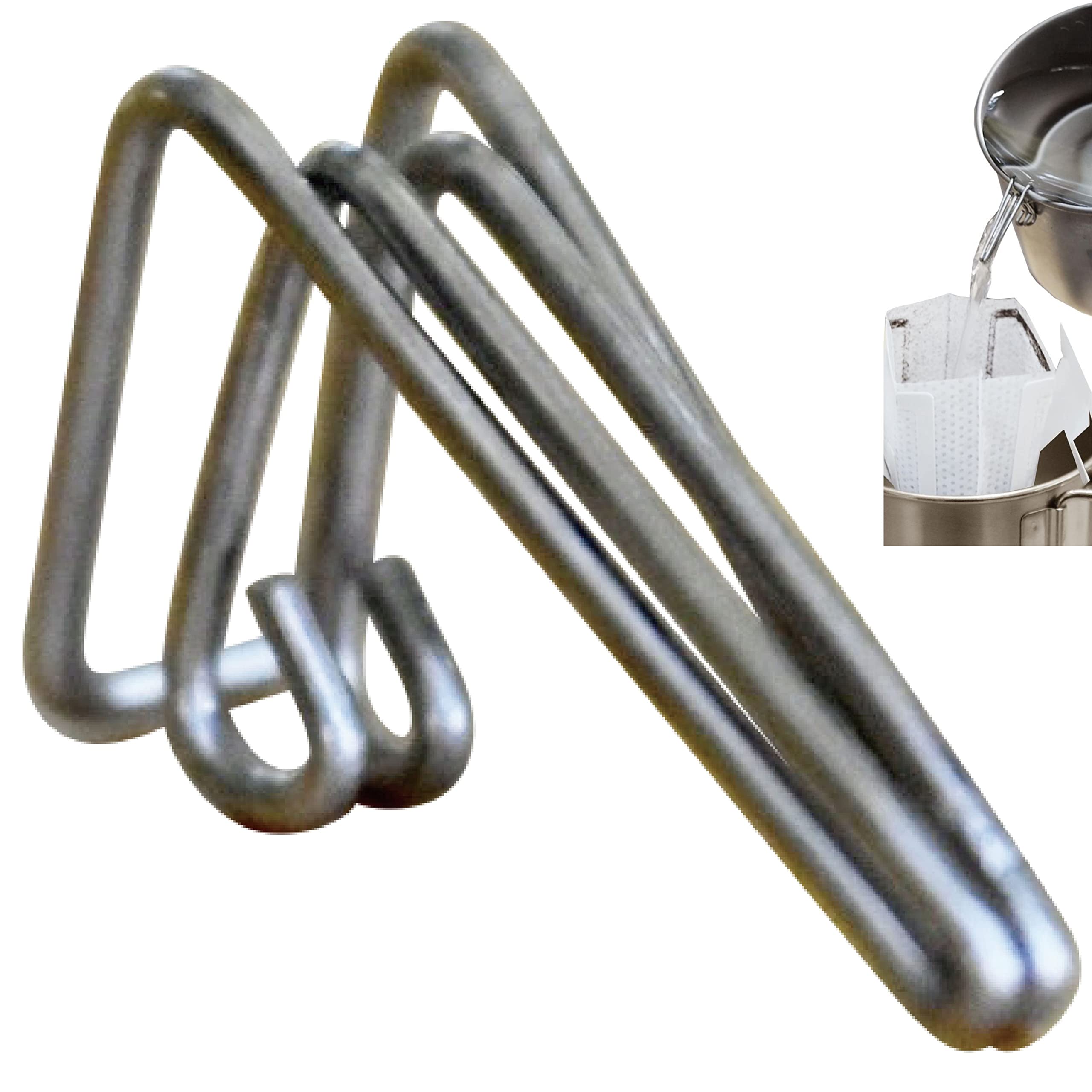 

KALUGII Drip Clip Titanium No Case Sales Over Coffee Drip Spout Skitter Kettle 2nd-T [всего 10 000] (титан)