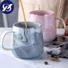 Creative European Phnom Penh Milk Coffee Mugs Marble Pattern Breakfast Water Mug Office Home Drinkware Tea Cup Lover's Gifts