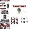 Skibidi Toilet Theme Birthday Party Decoration Kit Monster Birthday Cake Topper Paper Flag Balloons And More!