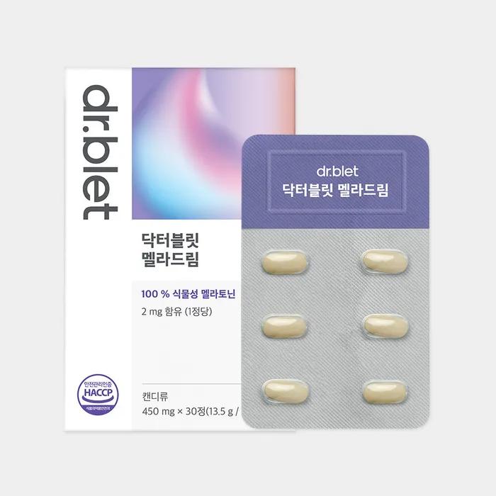 

доктор. Bullet Meladrim Рослинний мелатонін 2 мг 30 таблеток 1 коробка