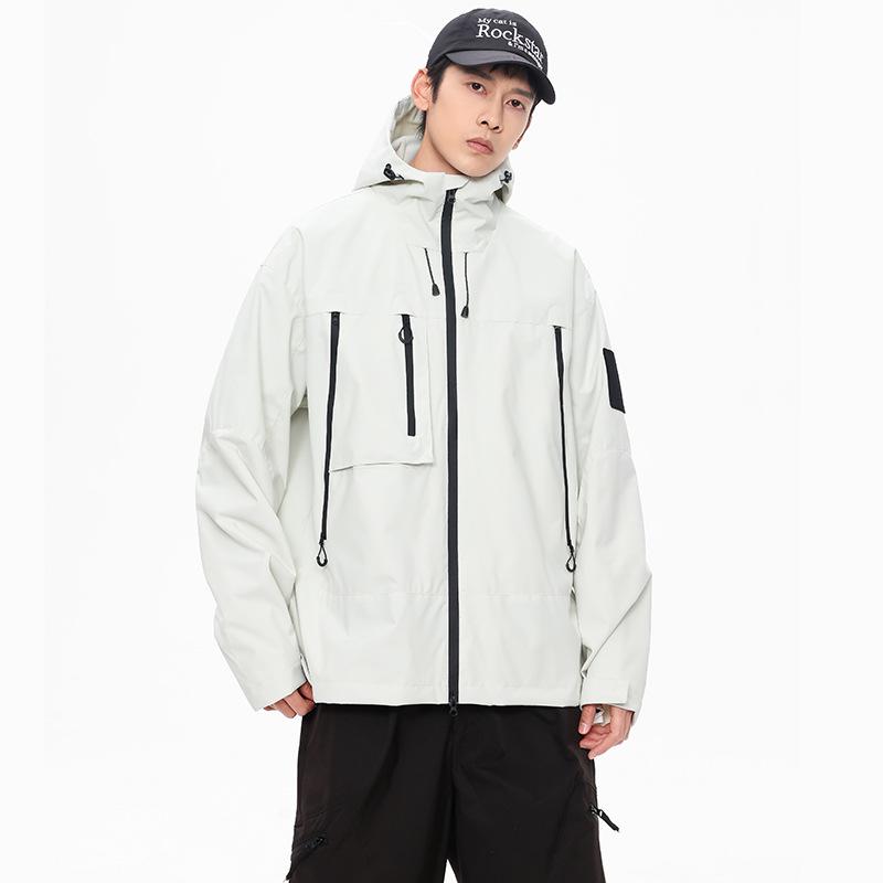 Autumn Waterproof Functional Windbreaker for Couples - Unisex Outdoor Jacket