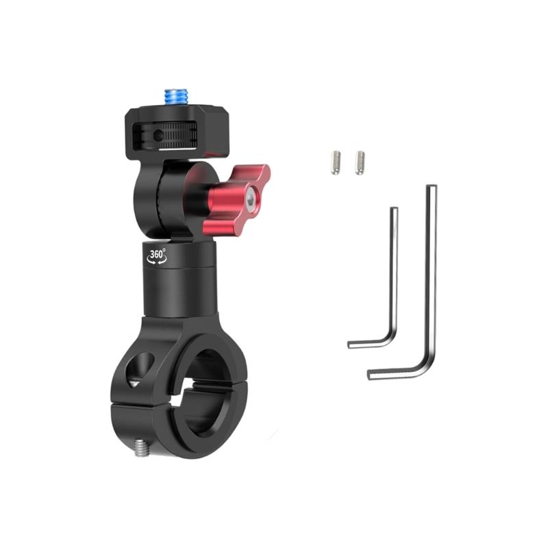 Lehký 360° otočný držák na řídítka kola Rychlá instalace Cyklistické příslušenství pro 360° akční kameru