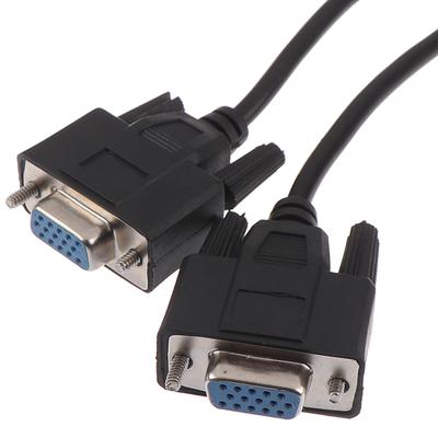 15Pin Vga Male To 2 Vga Svga Female Adapter Splitter Video Monitor Cable