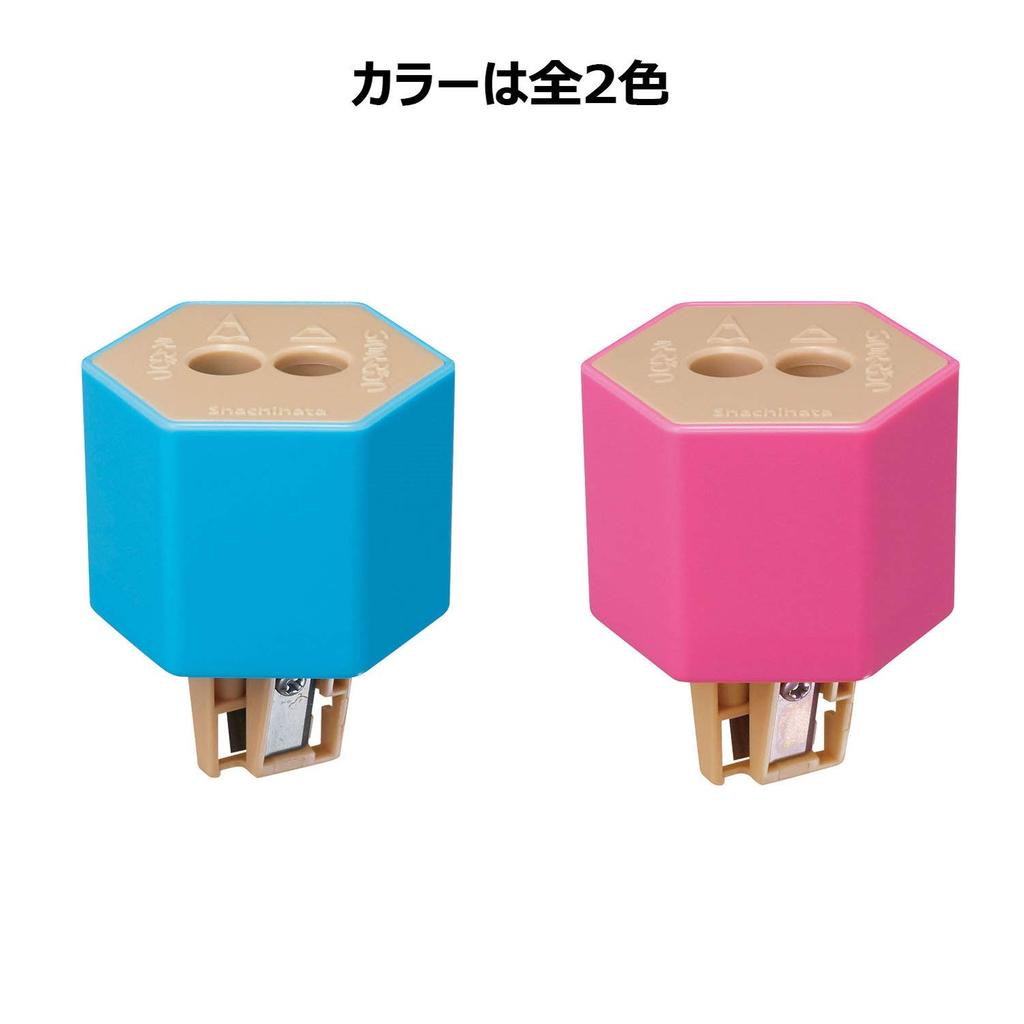 Shachihata Twin Pet Bottle Cap Pencil Sharpener Attachment ZKC-W2/H Pink