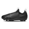 Nike Air Zoom Vapor 15 Synthetikleder Runde Zehenpartie Schnürschuhe Rutschfest Stoßdämpfend Langlebig Low-Top Fußballschuhe Kinderfußballschuhe Schwarz DJ5618-001