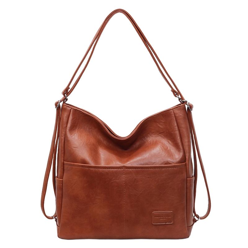Vintage Shoulder Bag Women's Tote Bag Large Capacity Underarm Bag