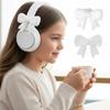 Accesorio de Diadema de Silicona para Auriculares Reutilizable Lindo Adornos para Auriculares Lazos Accesorios de Sujeción para Auriculares Regalo Divertido para Jugadores