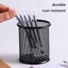 Multifunction Round/Square Mesh Pen Pot Multicolor Pen Holder Desk Tidy Stationery Organiser Pencil Storage Stationery Organiser