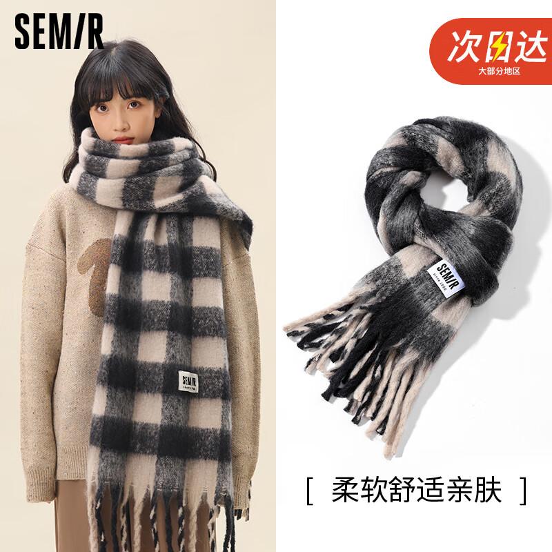 

Semir Women s Winter Plaid Scarf Shawl