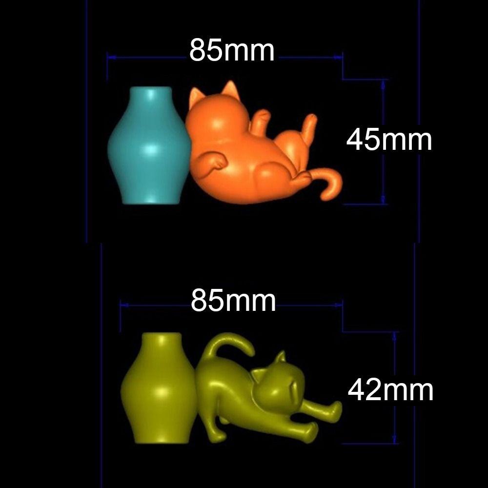 Transparent Cat Whiskers Collection Ornaments Pet Memorial Box Home Refrigerator Decor