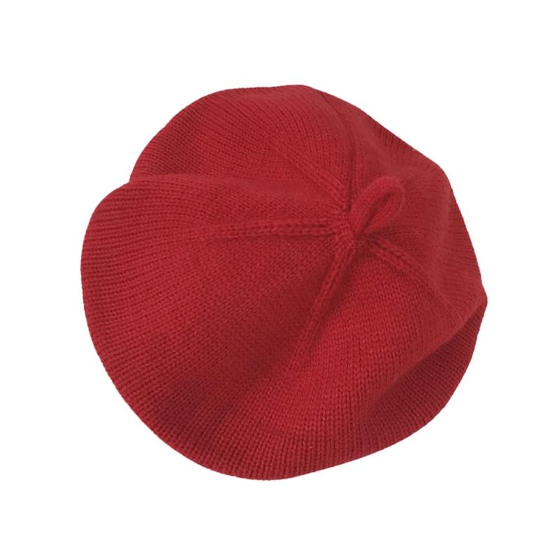 Dětská čepice dívčí baret Dětská pletená čepice pokrývky hlavy