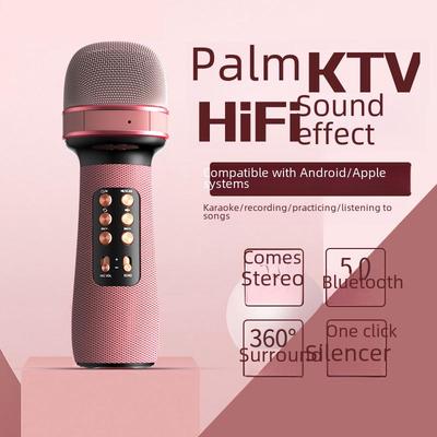 WS898 Kinder kabelloses Bluetooth Karaoke-Mikrofon - Integriertes Kondensatormikrofon zum Singen und zur Unterhaltung