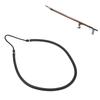 Skjutstångsspjutslunga 5x10mm Latexband Bra elasticitet Tillbehör för fiske
