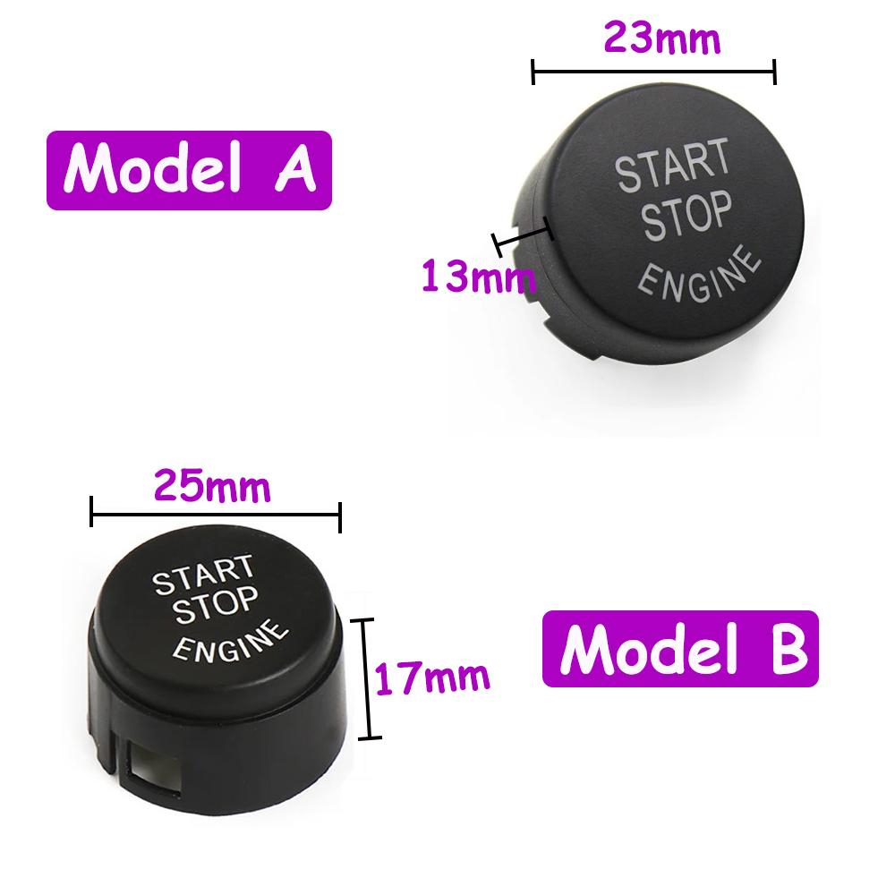 F01 F02 F10 F11 F06 F12 F15 F16 F25 F26 Auto Engine Start Stop Push Switch Button Cover For BMW 1 3 5 7 X1 X3 X4 X5 X6 F Series