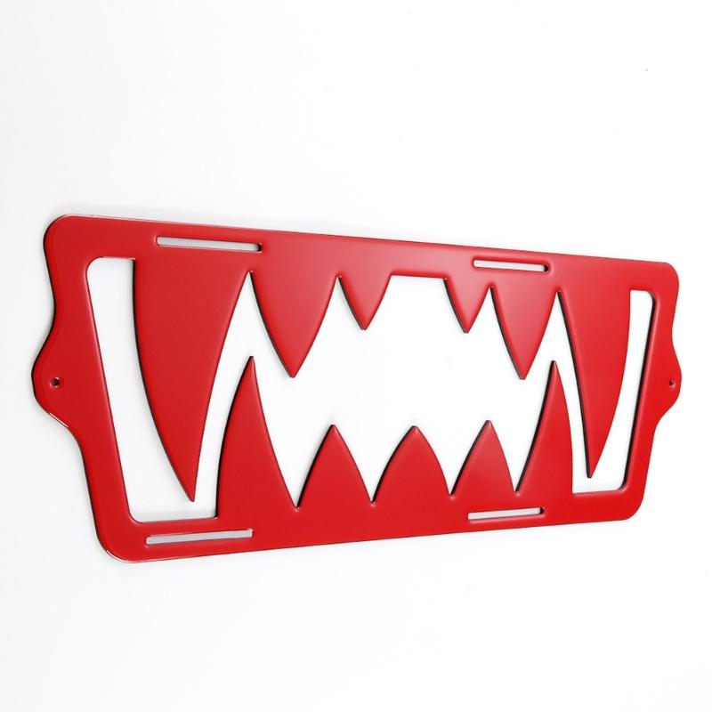 Grille Guard Cover Decoration Radiator Grille Teeth Insert for Vehicle Radiator Protector Decor Easy Installation