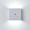 Motion Sensor Usb Rechargeable Led Wall Lamp With Night Dimmable Lamps Indoor Wireless Light Decorative Living Room Up-Down Dual