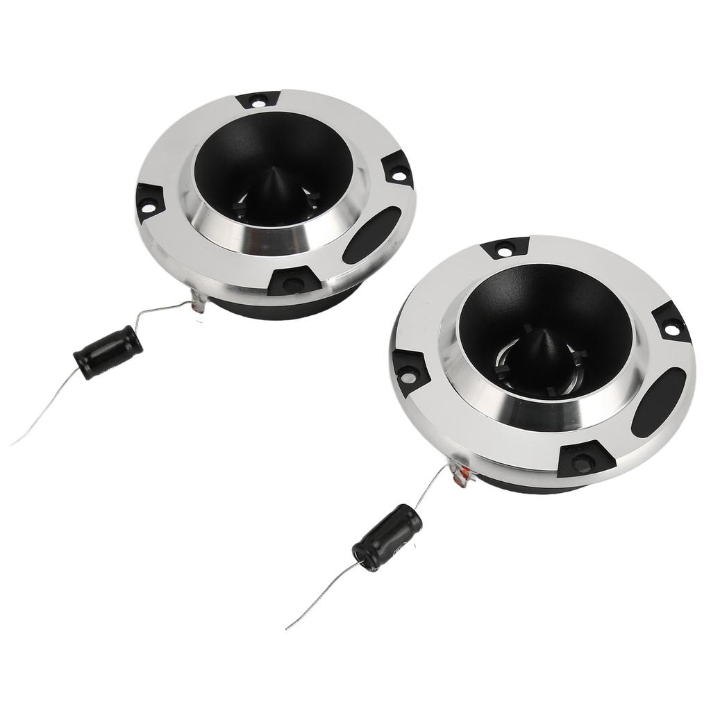 2 Pcs Car Tweeter HIFI Sound Quality Sensitive Silver 150W Dome Tweeter for All Car Audio Systems