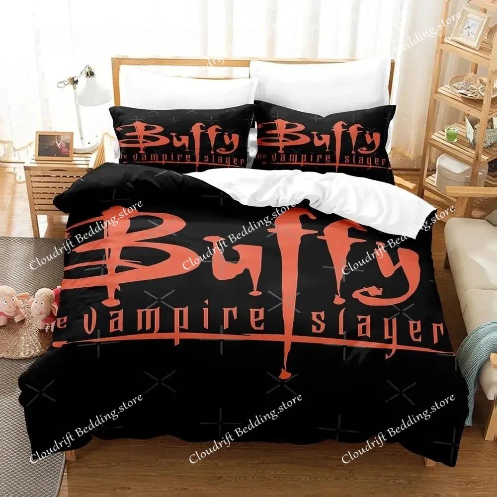 Buffy The Vampire Bettwäsche-Set Einzelbett Twin Full Queen King Size Bettwäsche-Set Aldult Jungen Schlafzimmer Bettbezug Set