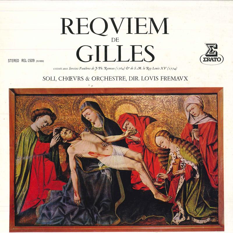 

LP Record LOVIS FREMAVX - Reqviem De GILLES REL1509 ERATO 1980 Japan Classical Used