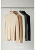 Women's Skin-Friendly Wool Sweater Series: Multi-Color High, Roll, or Half-High Neck Fine Knit 100% Pure Wool