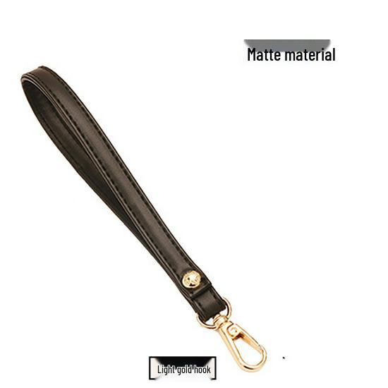 Women's Black Handheld Clutch with Strap & Accessories