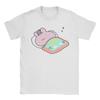 Unisex T Shirt Asamimichaan Cute Asamimi Pink Chilling With Blue T Shirts Popular Summer Tee Shirt Cotton Tops Plus Size 6xl