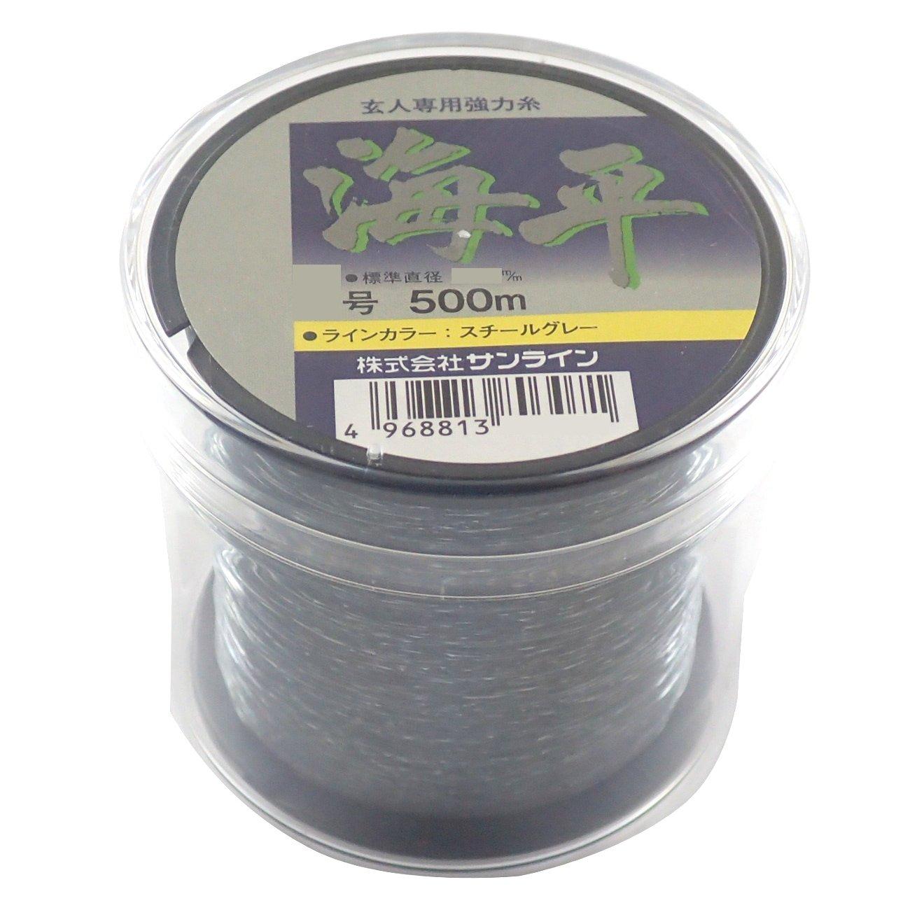 SUNLINE Kaihei Nylon Steel Gray Line, 500m, 0.8, серый