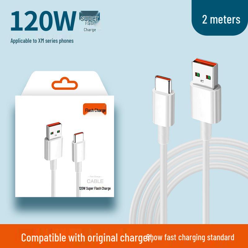 Xiaomi Schnelllade-Datenkabel mit Dezimalpunkt für 30W bis 120W