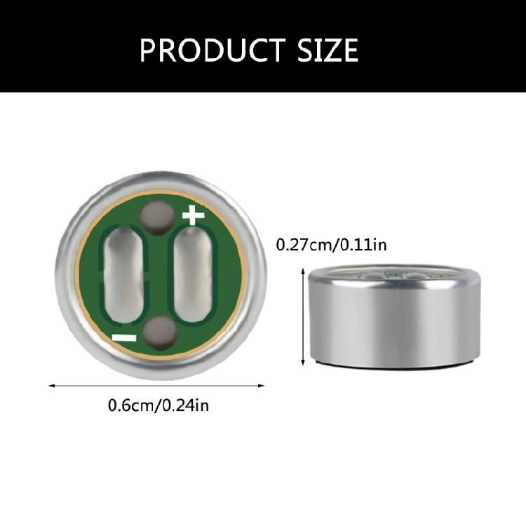 Electromagnetic Noise Resistant Electret Condenser Microphone Pickup Microphone Component for Enhances Claritys