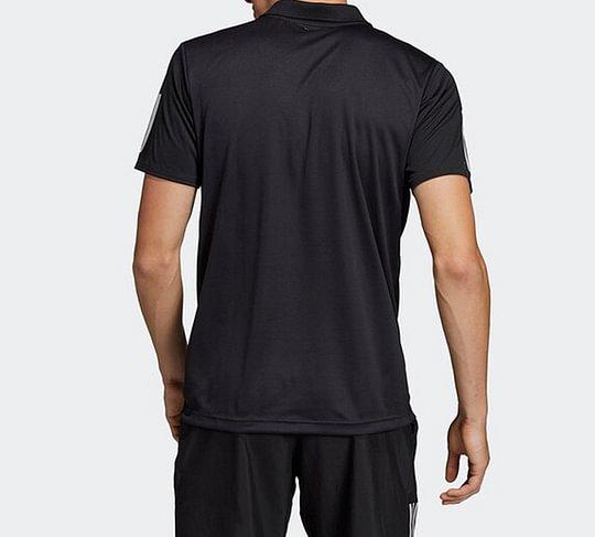 Adidas 3 Stripes Polo Shirt Men's Black DU0848