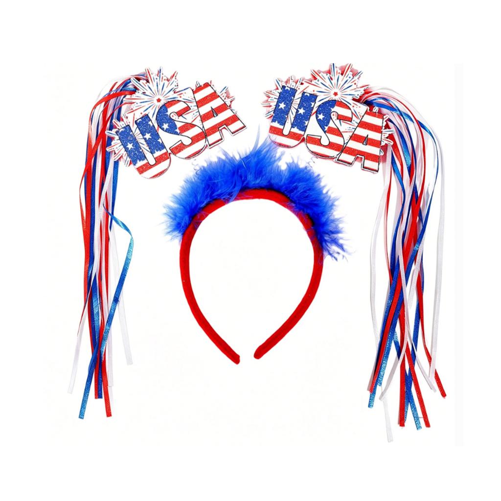 Independence Day 0th Anniversary Headband Decoration Adult And Children Patriotic Party Headband Dress Up