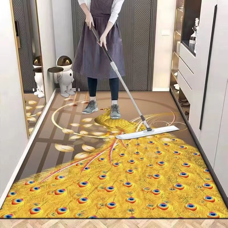 

Ковер из ПВХ может очищать вход в гостиную, прихожую, кухню, коврик для пола, масло- и водостойкий ковер 80 * 120cm