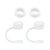 Versatile Straw Caps Silicone Straw Plugs Set Drinking Dust Caps Silicone Straw Cup Seals for Infants Kids and Adults