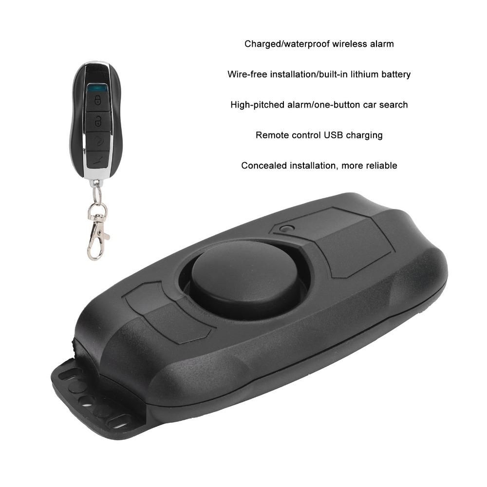 Loud Siren Motorcycle Alarm Waterproof Design Bicycle Alarm Durable Security Alarm For Motorcycle