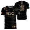 3D Printed Mexico Flag T-Shirt For Men Retro Eagle Pattern Short Sleeve Tees Fashion Casual Round Neck T Shirts Street Sport Top