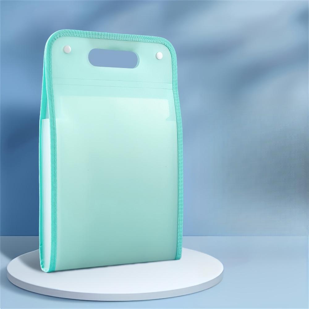 13-Pocket A4 Vertical File Folder Organizer with Binder - Heavy-Duty Expandable Folder, Pockets & Dividers Suitable