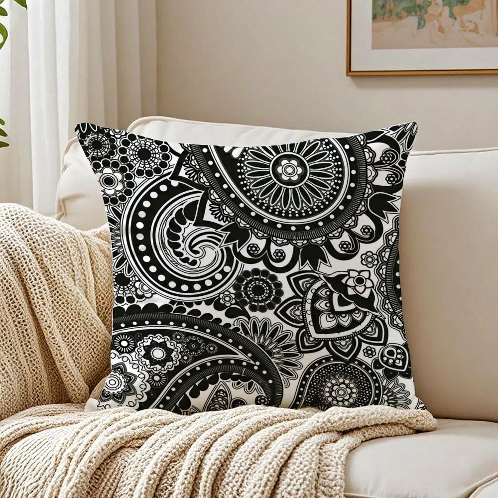 

Ethnic Style Cushion Cover Pillowcase Antidustmite living Room Sofa Decor Cushion Room 40x40cm