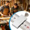 Steel Ruler Limit Block Measuring Rulers Positioner Adjustable Measuring Intuitive simple Marking Gauge Carpentry hand Tool