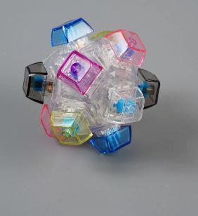 Fidget dekompresní 9 klávesnicových kláves Hračka pro dospělé Antistresové hračky Kluci Dívky Antistresové prstové klávesnicové hry Klíčenka