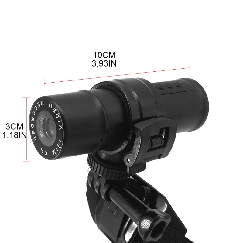 Full IP65 Car Video Recorder Waterproof Motorcycle Wifi Driving Recorder 1600mAh Lithium Battery Video Recorder