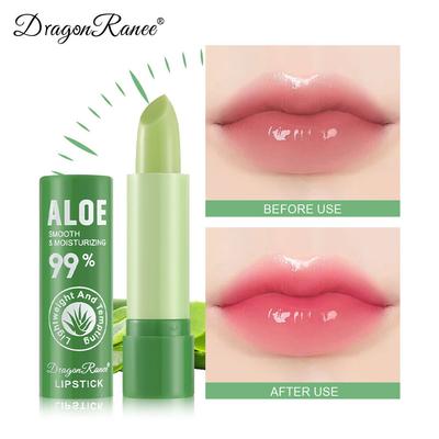 Balsam do ust zmieniający kolor dla kobiet Nawilżający balsam do ust Toot Lips Change Color Lipstick Fruit Warm Change Aloe Lip Balm