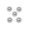 Textured Bead Cap Charms Dome Covers For Pearl And Gemscolor Jewelry Findings