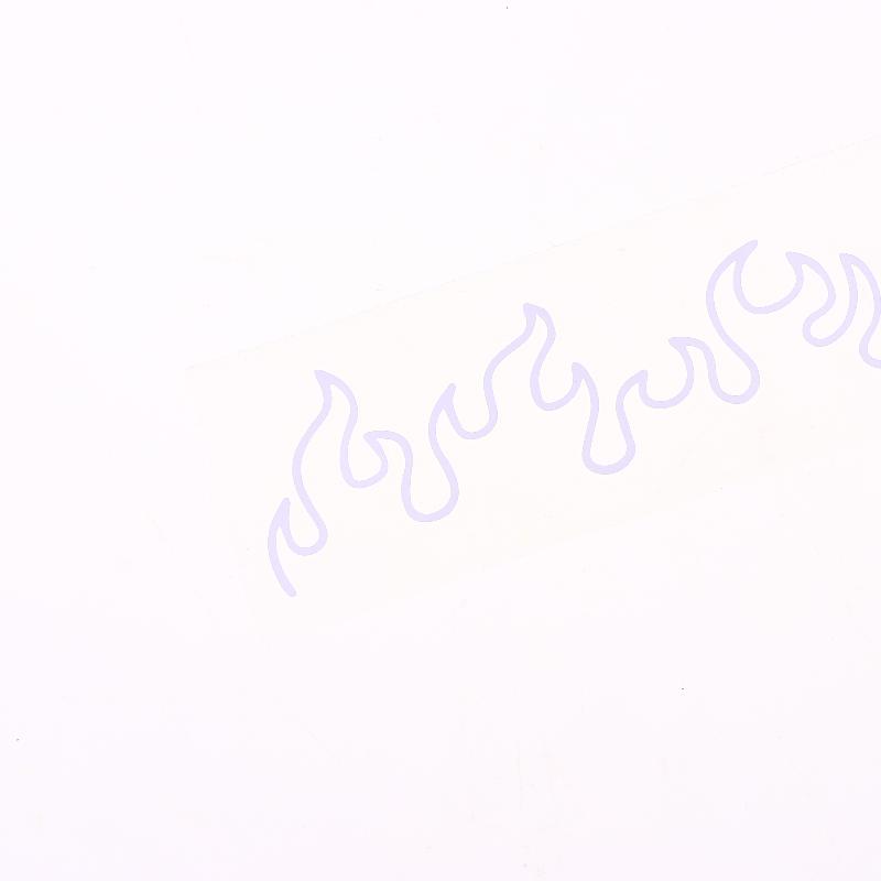 1Pcs Flame Decal Sticker For Car, Laptop, Dashboard, Mirror - Gift, Mirror Decoration | Vibrant Flame Design