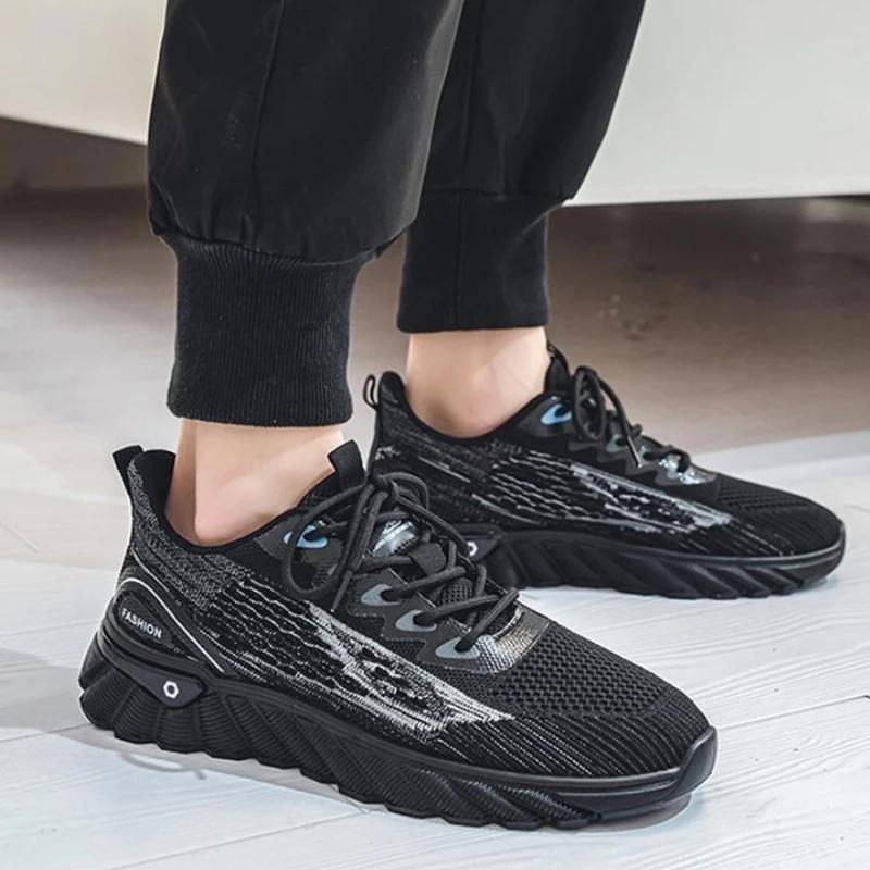 Fashion Low-Top Breathable Thick Platform Sports Shoes for Men Miked Colour Spring and Autumn Original Deals Outdoor Man Casual Sneaker