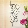 Decor Living Room Minimalist Wall Sculpture Wall Accessories Metal  Ornaments Iron Art Ornaments