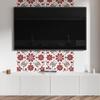 Panel Winylowy Samoprzylepny Idealny Do Wnętrz Nowoczesnych 120X60 Cm Wzór Kwiatowy Z Liśćmi