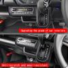 For SUZUKI Hustler -2024 ABS black air conditions outlet switch panle Central control gear shift panle Interior Accessories