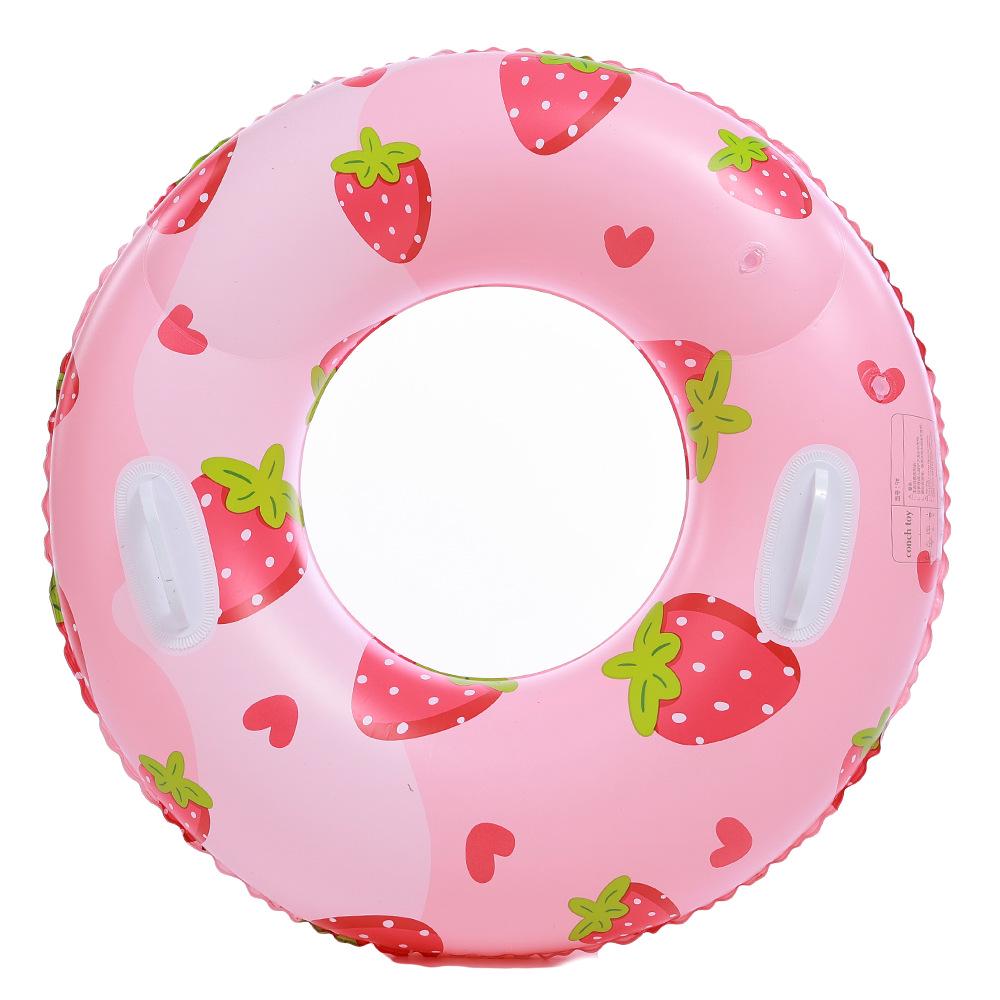 Xiaolv Inflatable Swimming Ring with Handle: Thickened Double Airbag for Adults