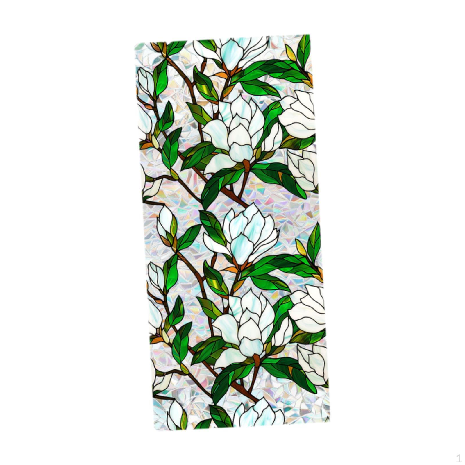 

Наклейка на стекло с цветочным дизайном для автомобиля и домашнего декора Style C